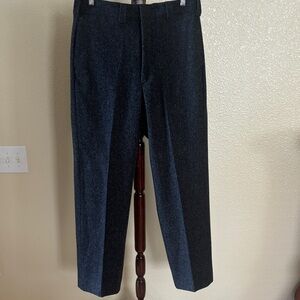 Woolrich Men's Dark Gray wool/nylon blend Dress Pants